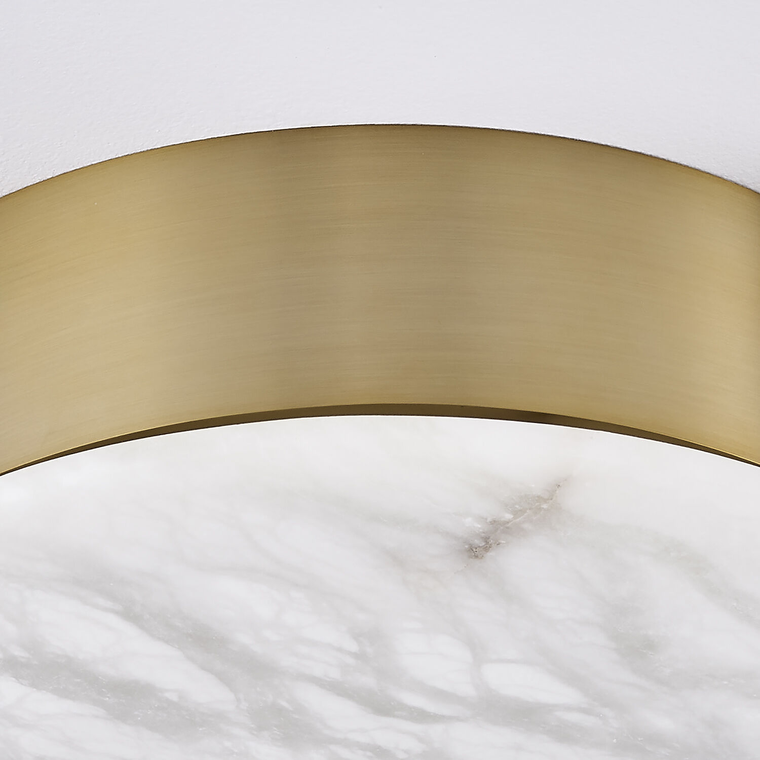 Lumba LED 17 inch Winter Brass Flush Mount Ceiling Light