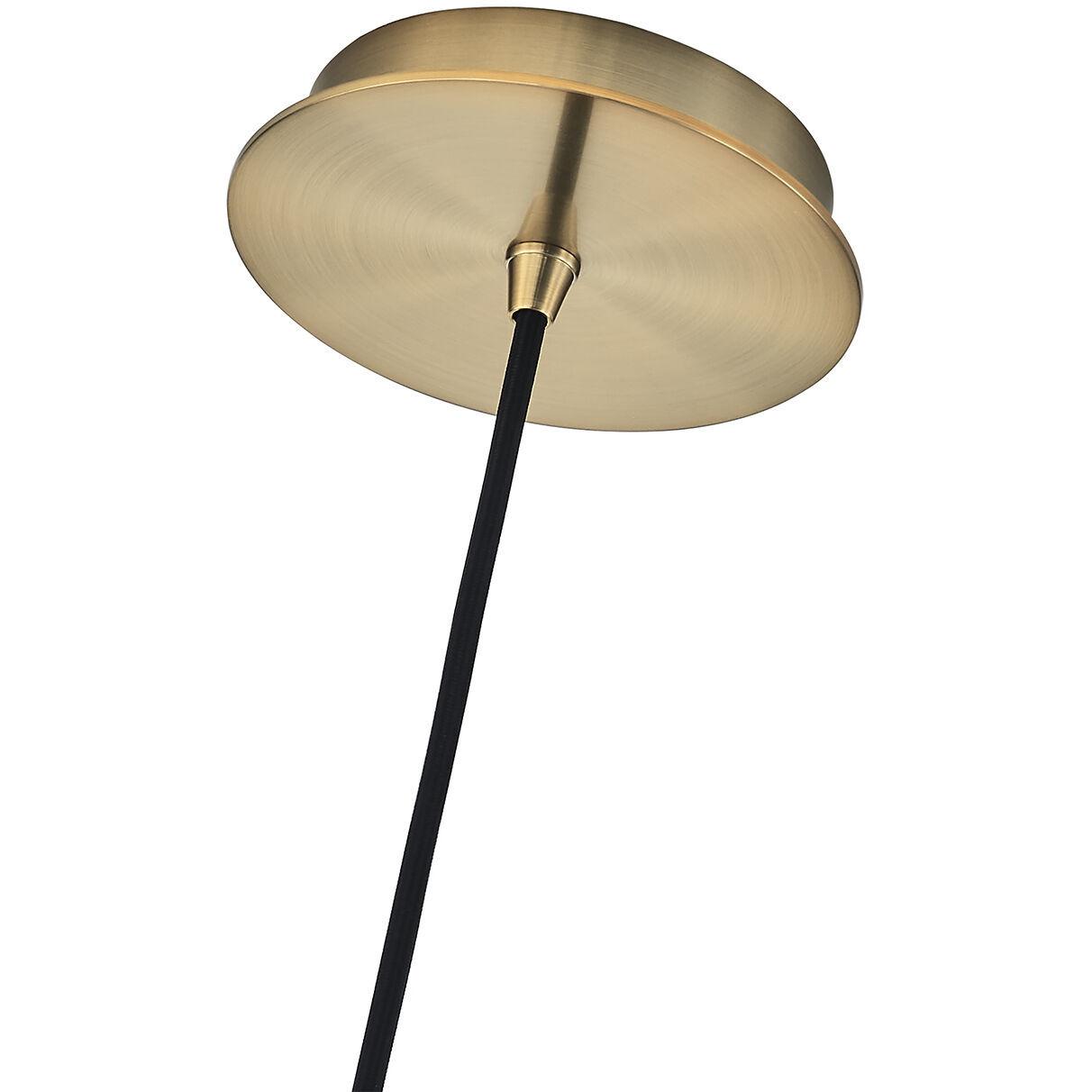 Pallina 1 Light 6 inch Winter Brass Pendant Ceiling Light in Clear