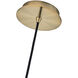 Pallina 1 Light 6 inch Winter Brass Pendant Ceiling Light in Clear