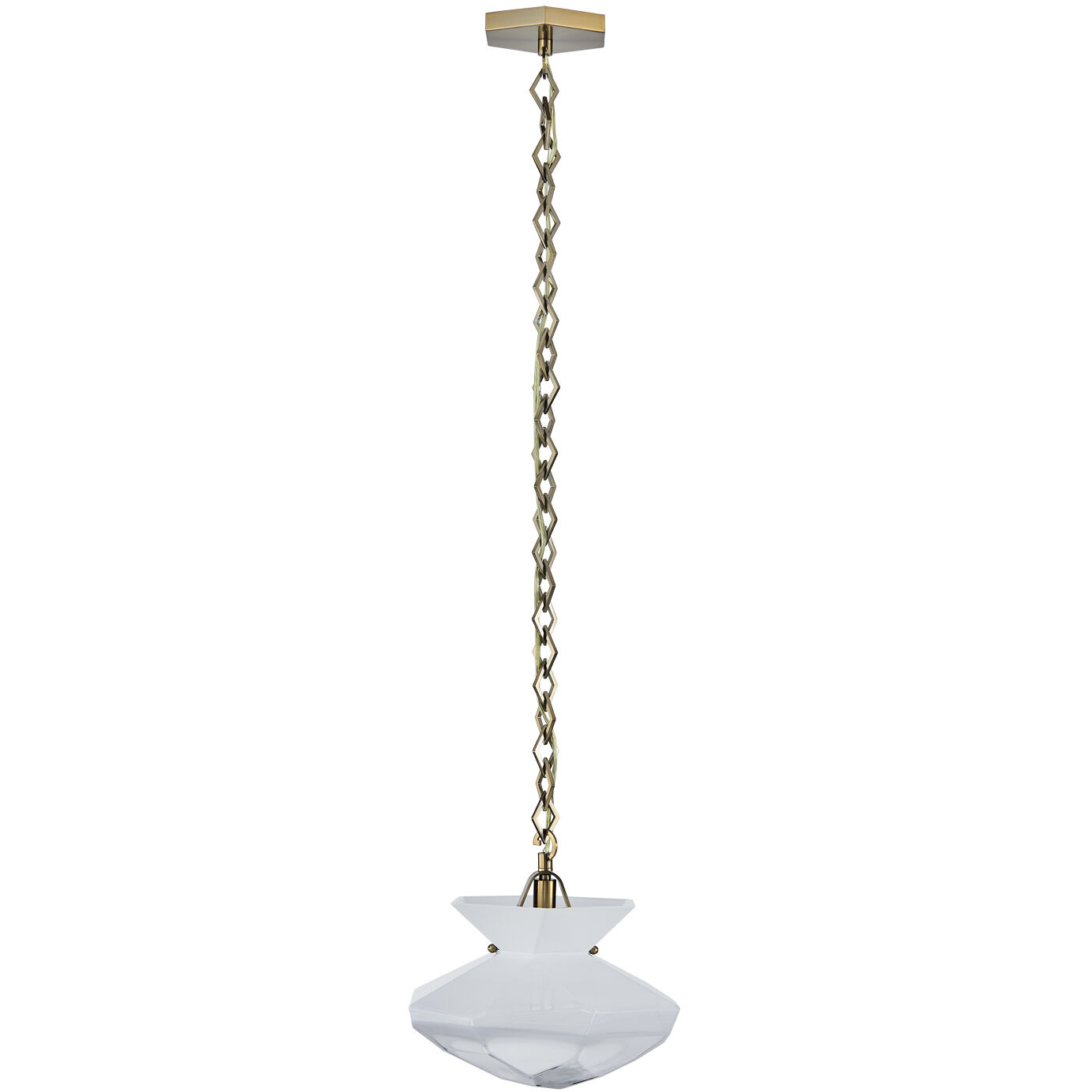 Bolsa 1 Light 12 inch Winter Brass Pendant Ceiling Light