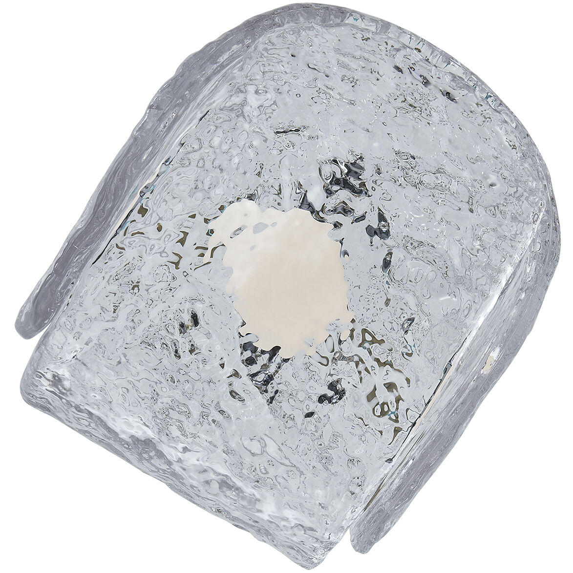 Pallina 1 Light 6 inch Winter Brass Pendant Ceiling Light in Clear