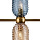 Azul Island Light Ceiling Light in Aged Gold