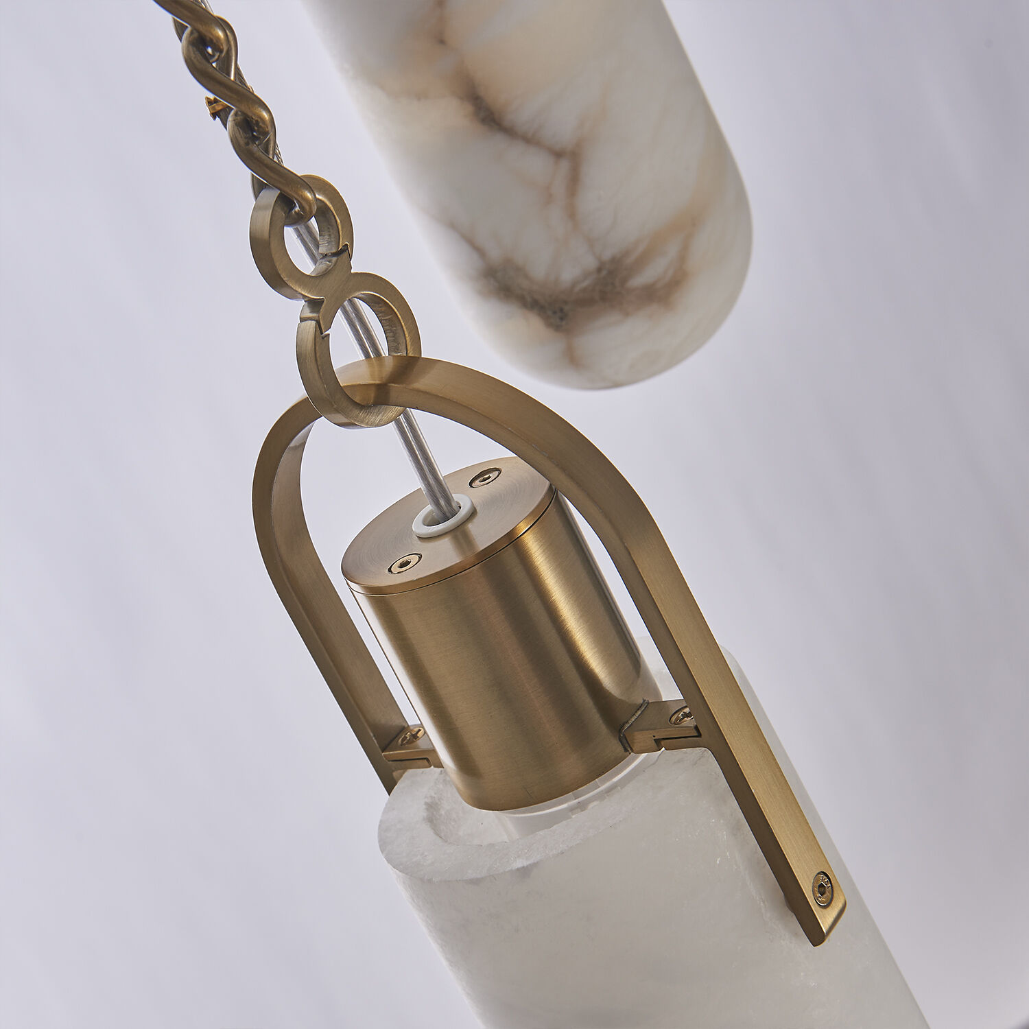 Flint Additions 14 inch Winter Brass Pendant Ceiling Light