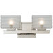 Victoria LED 15 inch Polished Nickel Bath Vanity Wall Light