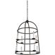 Wickenburg 8 Light 25 inch Black Iron Foyer Light Ceiling Light