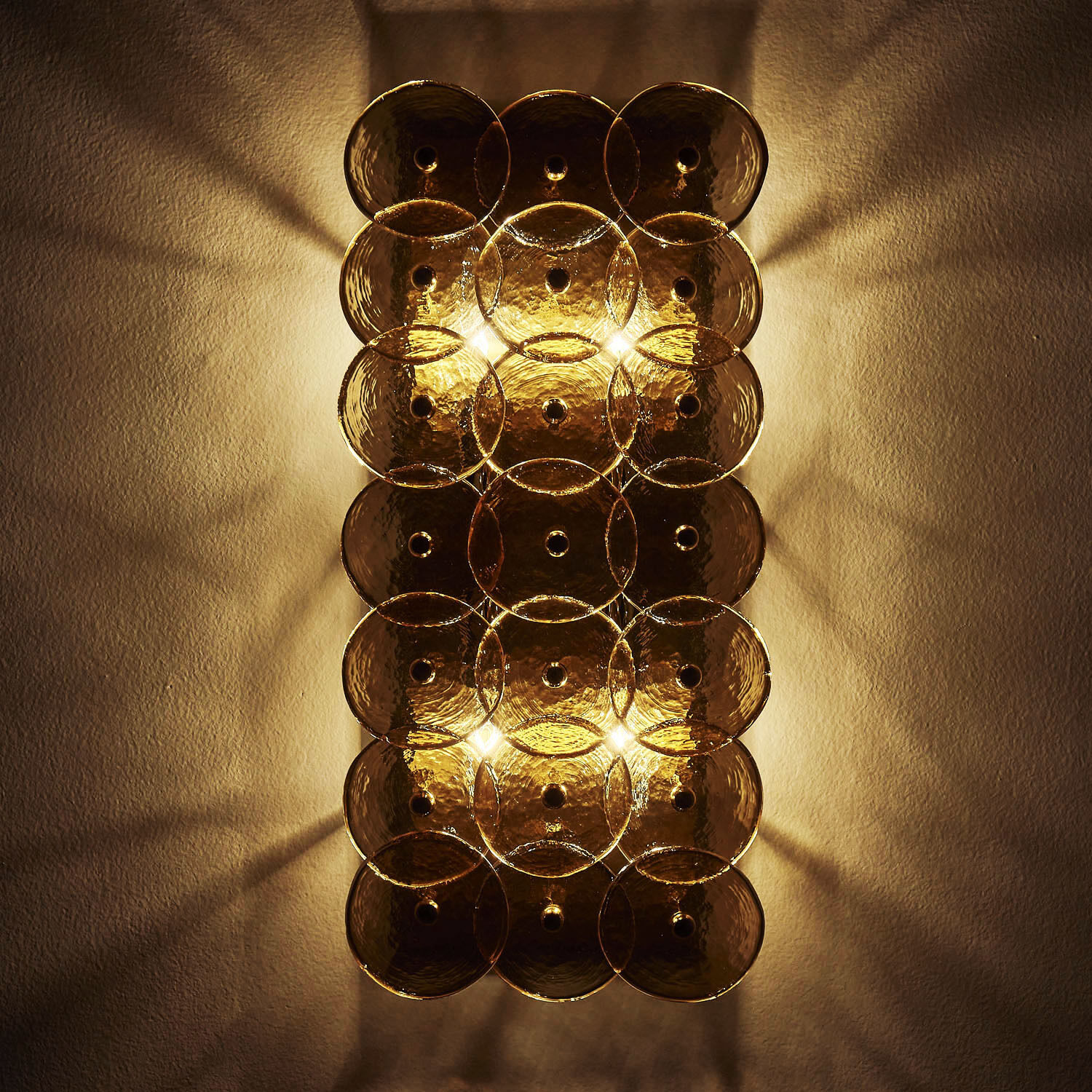 Hortensia Wall Sconce Wall Light in Polished Winter Brass