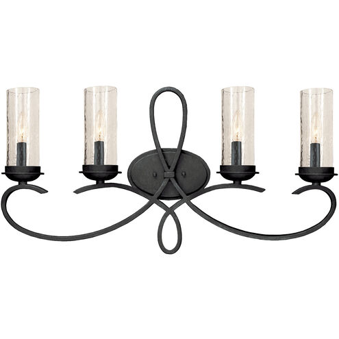 Grayson 4 Light 31 inch Heirloom Bronze Bath Vanity Wall Light in Hierloom Bronze