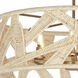 Soga 6 Light 28 inch Modern Gold and White Pendant Ceiling Light