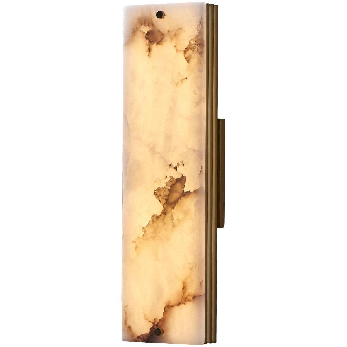 Vertical Wall Sconce Wall Light in Winter Brass