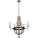 Harper 5 Light 32 inch Florence Gold Chandelier Ceiling Light