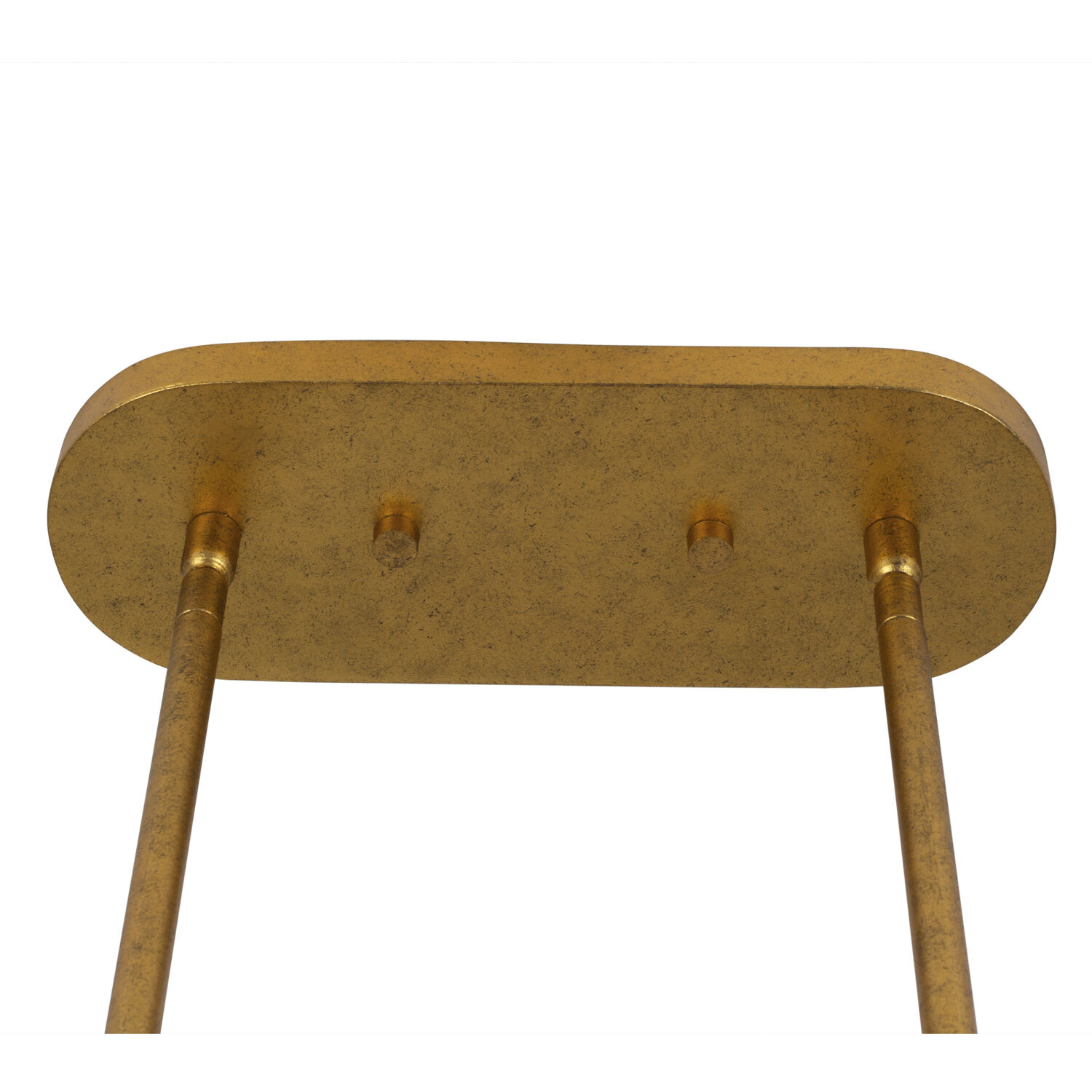 Fractal 10 Light 10.5 inch Oxidized Gold Leaf Linear Pendant Ceiling Light