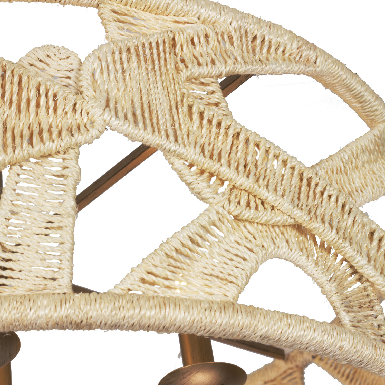 Soga 6 Light 28 inch Modern Gold and White Pendant Ceiling Light