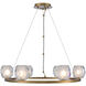 Stella LED 26 inch Winter Brass Pendant Ceiling Light