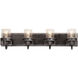 Bexley 4 Light 28 inch Vintage Iron Bath Vanity Wall Light