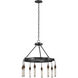 Stuyvesant 8 Light 24 inch Matte Gun Metal Chandelier Pendant Ceiling Light