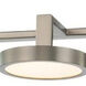 Eaton LED 26 inch Satin Nickel Bath Vanity Light Wall Light