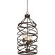 Eternity 4 Light 17 inch Etruscan Bronze Foyer Ceiling Light