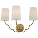 Sophia 3 Light 22 inch New Brass Wall Sconce Wall Light