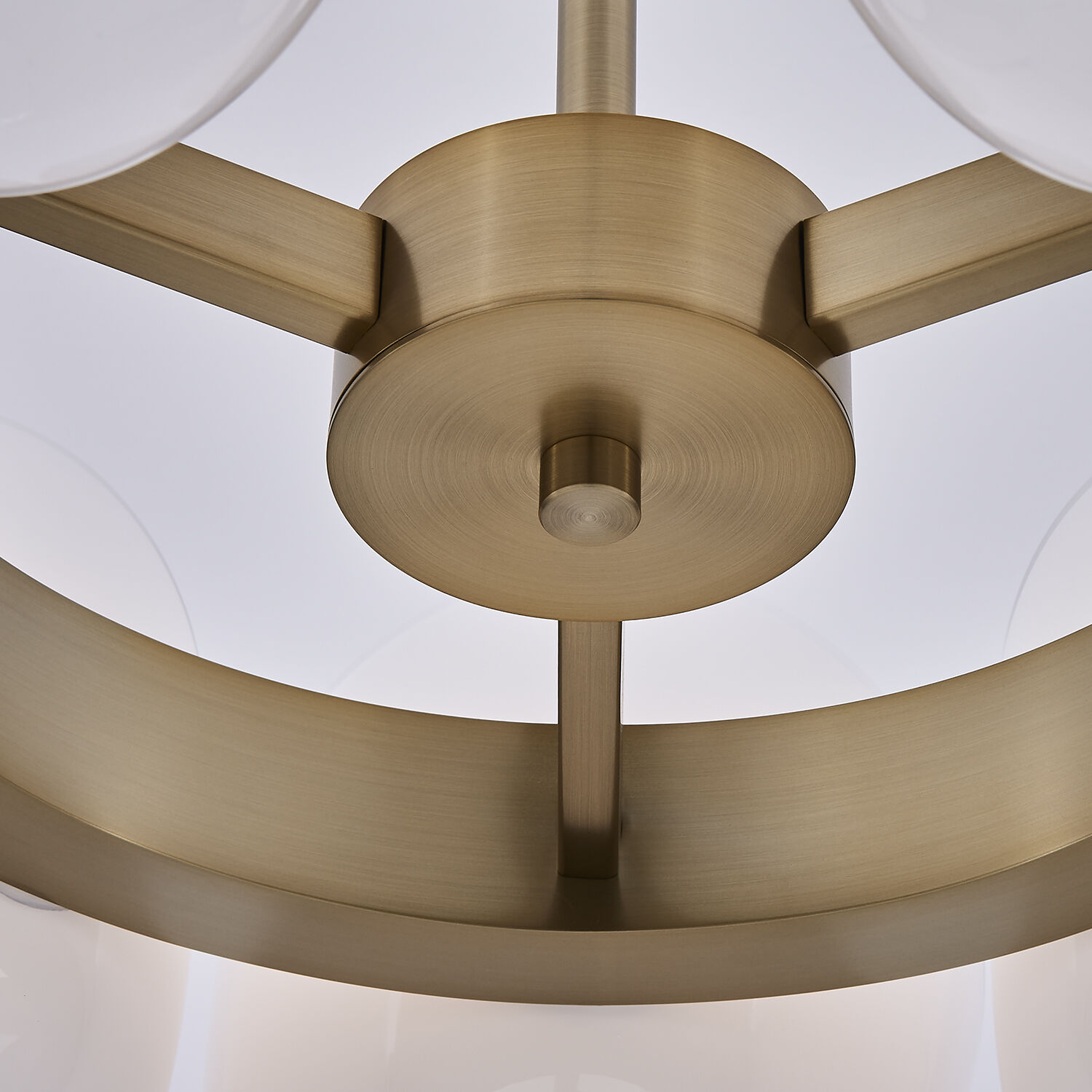 Cocoon 9 Light 28 inch Winter Brass Chandelier Ceiling Light