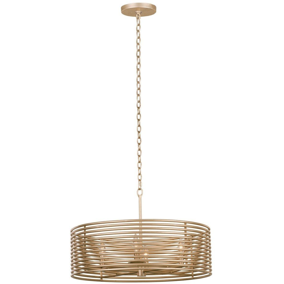 Emery 4 Light 24 inch Modern Gold Pendant Ceiling Light