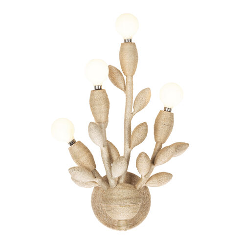 Branche 4 Light Warm Ivory Chandelier Ceiling Light