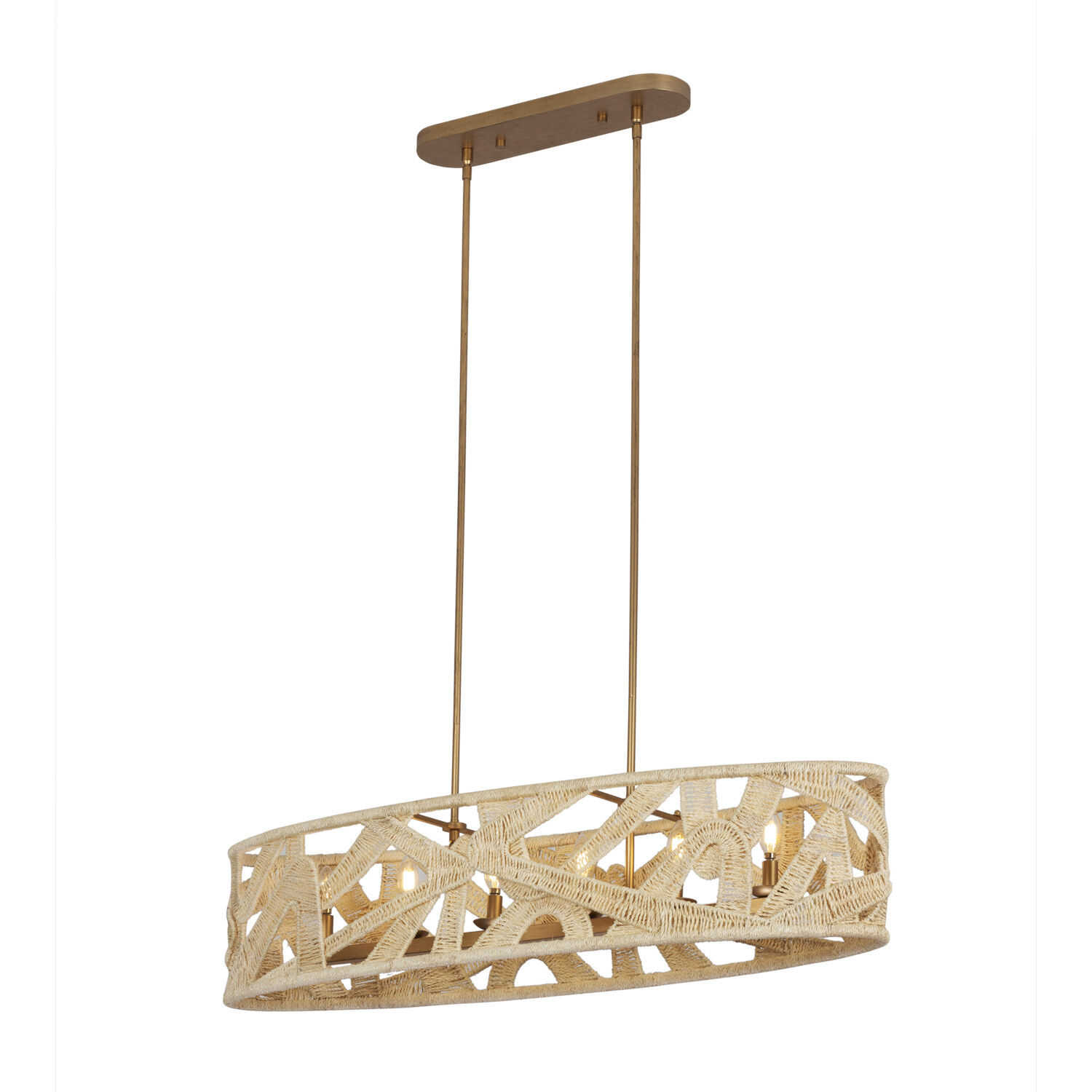 Soga Island Light Ceiling Light in Modern Gold And White