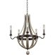 Harper 5 Light 32 inch Florence Gold Chandelier Pendant Ceiling Light
