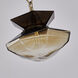 Bolsa 1 Light 12 inch Winter Brass Pendant Ceiling Light