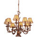 Ponderosa 8 Light 26 inch Ponderosa Chandelier Ceiling Light