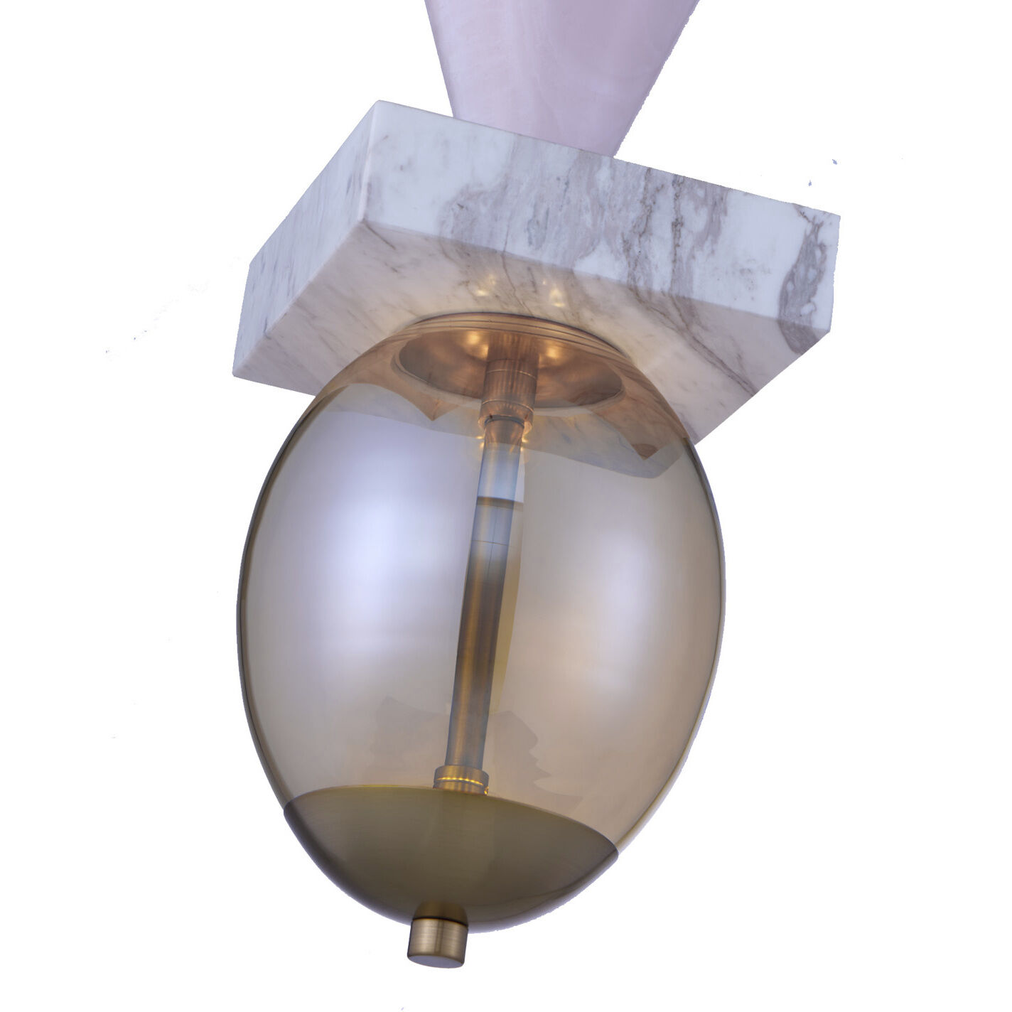 Demi 6.25 inch Winter Brass Pendant Ceiling Light