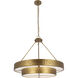 Moda 12 Light 32 inch Rustic Gold Chandelier Ceiling Light
