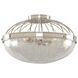 Montauk 3 Light 16 inch Polished Nickel Flush Mount Ceiling Light