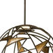 Neptune LED 20 inch Bronze Gold Pendant Ceiling Light