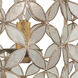 Maurelle 4 Light 17 inch Oxidized Gold Leaf Semi Flush Mount Ceiling Light