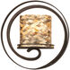 Monaco 1 Light 14 inch Antique Copper ADA Wall Sconce Wall Light