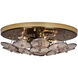 Hortensia 5 Light 18.5 inch Polished Winter Brass Semi Flush Mount Ceiling Light