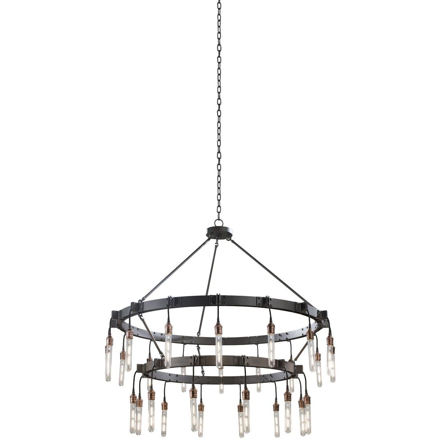 Stuyvesant 28 Light 41 inch Matte Gun Metal Chandelier Ceiling Light
