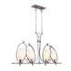 Kalco Lighting Mateo 4 Light Island Light in Flecked Iron 7235FI