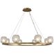 Stella LED 34 inch Winter Brass Pendant Ceiling Light
