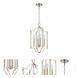 Provence 4 Light 14 inch Polished Nickel Chandelier Ceiling Light