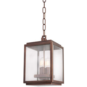 Chester Outdoor 4 Light 8 inch Copper Patina Pendant Ceiling Light