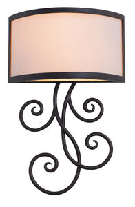 Concord 6 Light 12 inch Bronze ADA Wall Sconce Wall Light