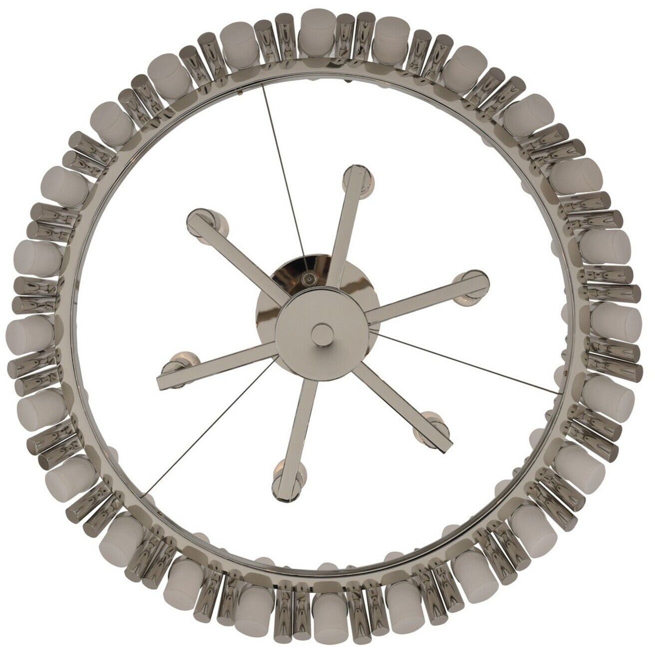 Massina 6 Light 22 inch Polished Nickel Pendant Ceiling Light