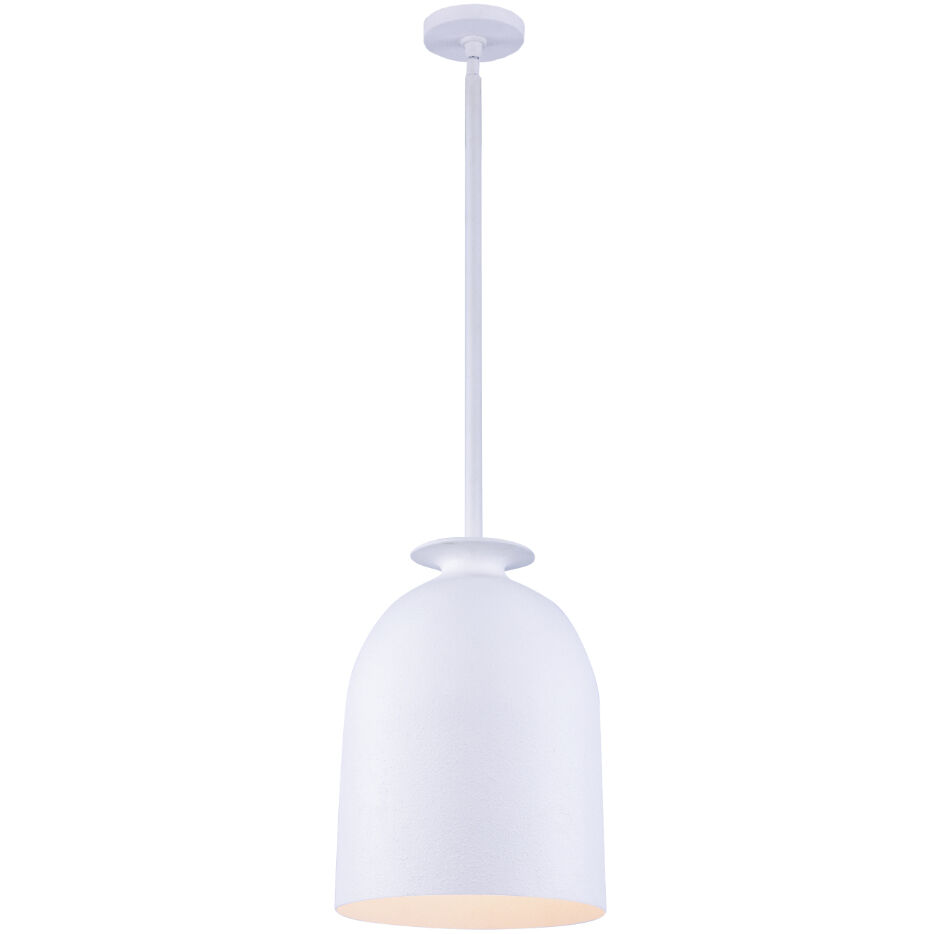 Gabardine 1 Light 12 inch Matte White Mini Pendant Ceiling Light