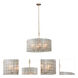 Roxy 6 Light 27 inch Oxidized Gold Leaf Pendant Ceiling Light