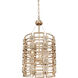 Metropolis 5 Light 19 inch Modern Gold Foyer Light Ceiling Light