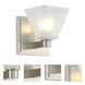 Weston Wall Sconce Wall Light in Glazed Nickel