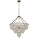 Esperanza 8 Light 25 inch Brushed Champagne Gold Pendant Ceiling Light