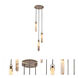 Flint Additions 14 inch Winter Brass Pendant Ceiling Light