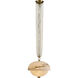 Volterra LED 17 inch Winter Brass Pendant Ceiling Light